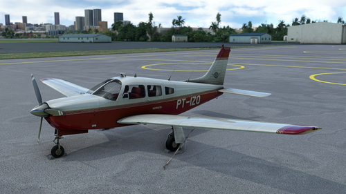 JF PA-28R Arrow III - Aeroclube de São Paulo - PT-IZO 4K Livery [Fictional]