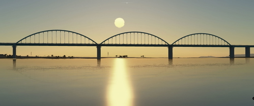 Sado railway bridge (real life)
