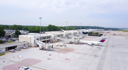 KGSP (Greenville-Spartanburg) real passenger and cargo routes