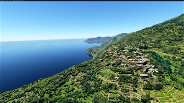 Cinque Terre, Liguria, Italy Microsoft Flight Simulator