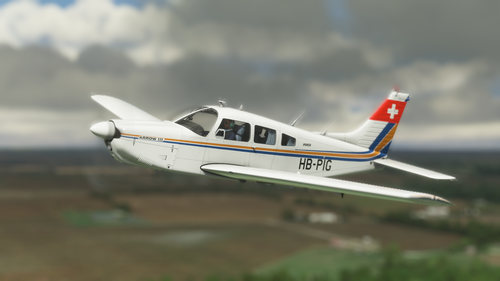 JustFlight PA28R Arrow III  -  HB-PIG