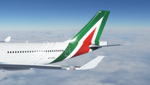 Alitalia New Livery A330 - 8K thumbnail 2
