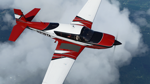 Mooney M20R Ovation - NEW Jagged style [8k] - 2 Versions (Blue / Red) thumbnail 4