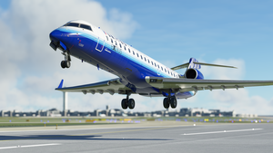 Aerosoft CRJ-700 United Express "Blue Tulip" Skywest thumbnail 4