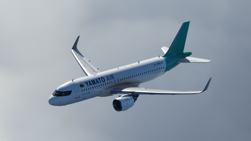 A320neo Yamato Air Masked [8K]