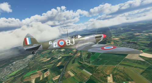 Supermarine Spitfire Mk.IX Free French Air Force 8J-GG