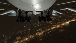 Kai Tak (VHHX) rainstorm night - all airliner landing challenge - SU7 ready thumbnail 4