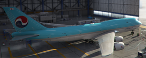 Boeing 747-8F Korean Air Cargo (4k) - no logo mirroring thumbnail 5
