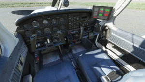 JustFlight Piper PA28R Arrow III - Clean Blue Interior thumbnail 4