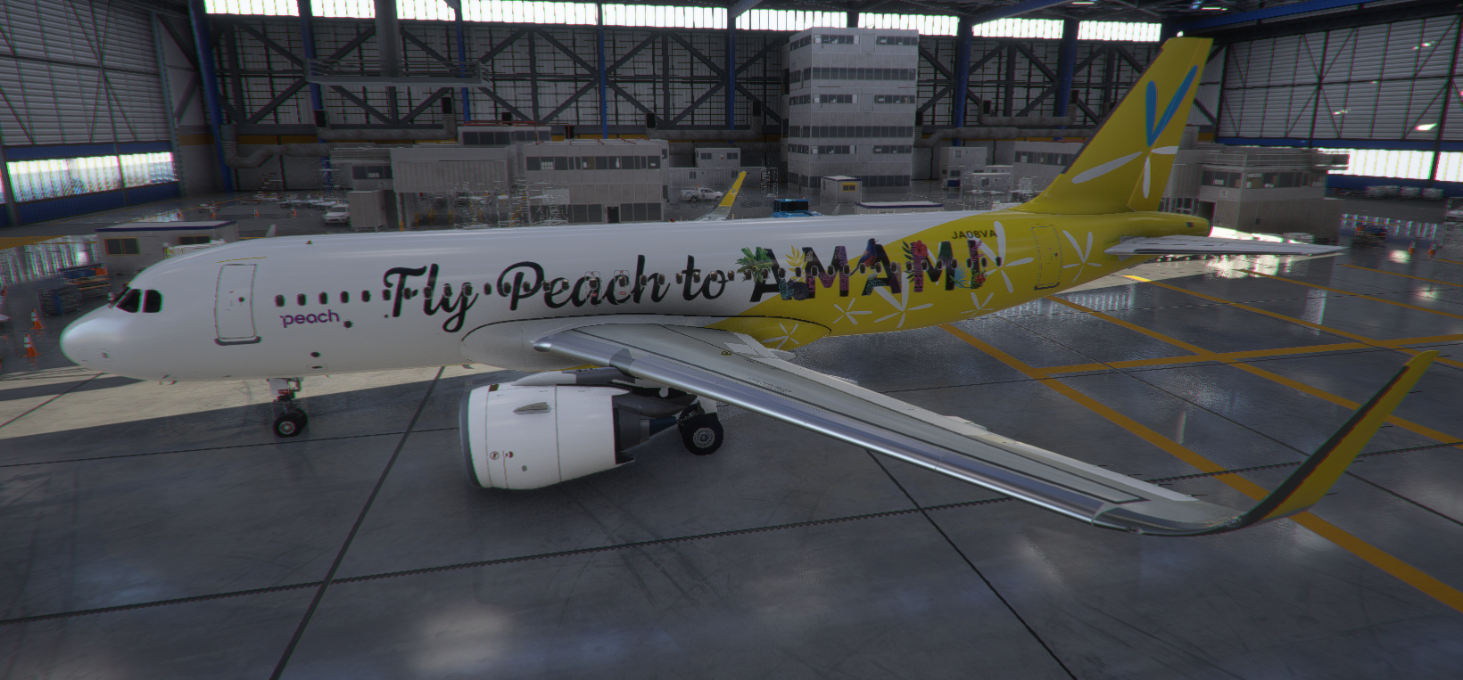 A320neo Peach Aviation (Vanilla Air & Fly Peach to AMAMI) [4K