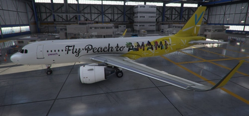 A320neo Peach Aviation (Vanilla Air & Fly Peach to AMAMI) [4K]