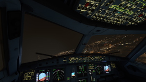 Kai Tak (VHHX) rainstorm night - all airliner landing challenge - SU7 ready thumbnail 8