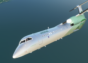 WIDEROE LIVERY for Rikooo Bombardier DH DASH8 -Q400 thumbnail 6