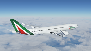 Alitalia New Livery A330 - 8K thumbnail 3