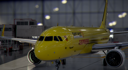 Livery Airbus A320neo SwissPost-Fiction SR-SPA / 8k
