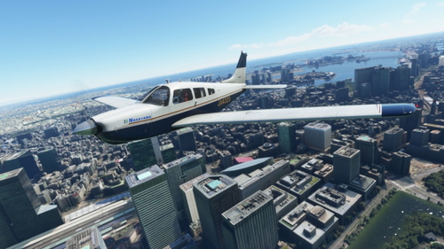 JustFlight PA-28R Arrow III JA4320 from Japan (With Spiffy Kumamon Decal)