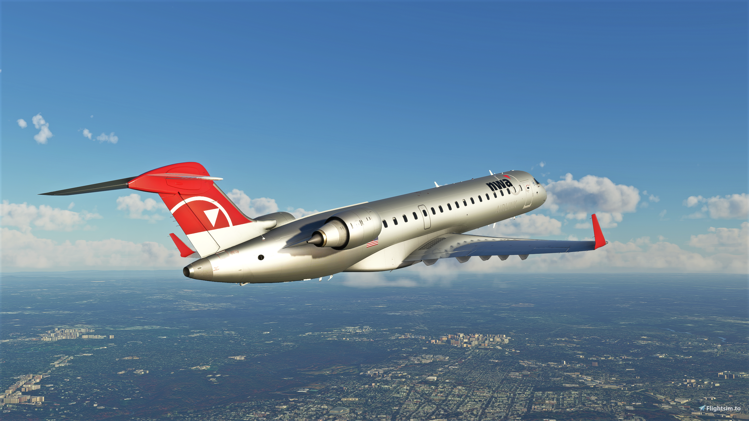 NWA (Northwest/Pinnacle Airlines) Final Livery [8K] - CRJ-700 - Image 1