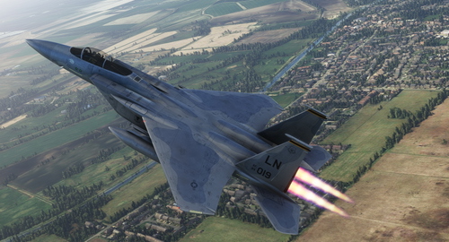McDonnell Douglas F-15C USAF 493rd FS
