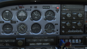 JustFlight Piper PA28R Arrow III - Clean Grey Interior thumbnail 6