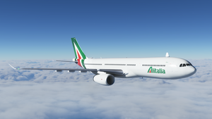 Alitalia New Livery A330 - 8K thumbnail 4