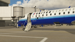 Aerosoft CRJ-700 United Express "Blue Tulip" Skywest thumbnail 2
