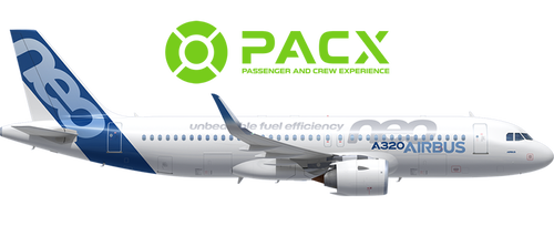 PACX - A320neo - 150 Pax / 3-Class Cabin Layout