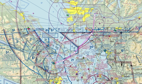 Pitt Meadows CYPK to Victoria CYYJ VFR flight plan route