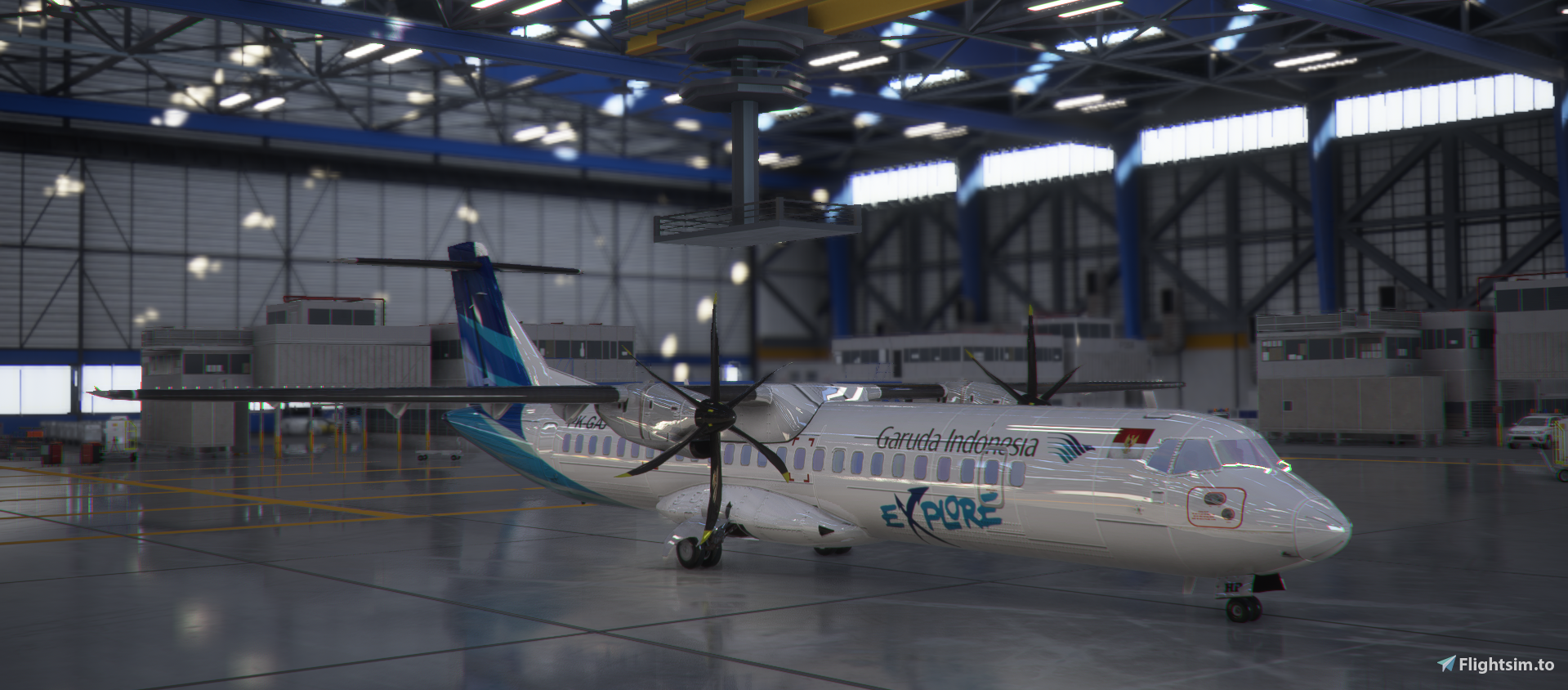 ATR 72-600 GARUDA INDONESIA Livery | 4K - Image 1