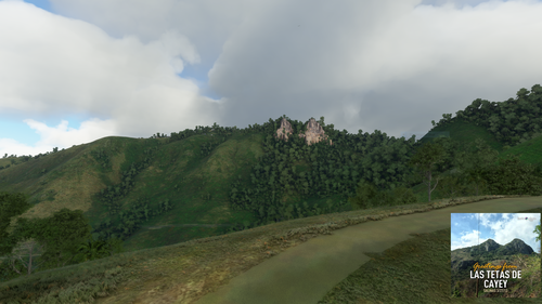 Cerro Las Tetas, nicknamed Las Tetas de Cayey Salinas, Puerto Rico