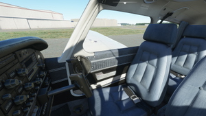 JustFlight Piper PA28R Arrow III - Clean Blue Interior thumbnail 8