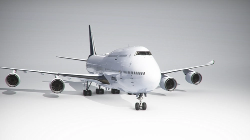 Boeing 747-8i Lufthansa (4k) - no logo mirroring
