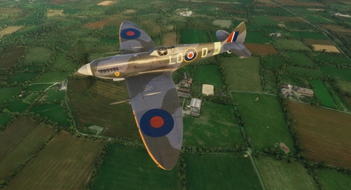 Supermarine Spitfire Mk.IX No 602 Sqn LO-D Pierre Clostermann
