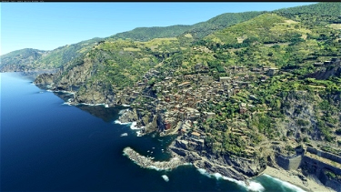 Cinque Terre, Liguria, Italy Microsoft Flight Simulator