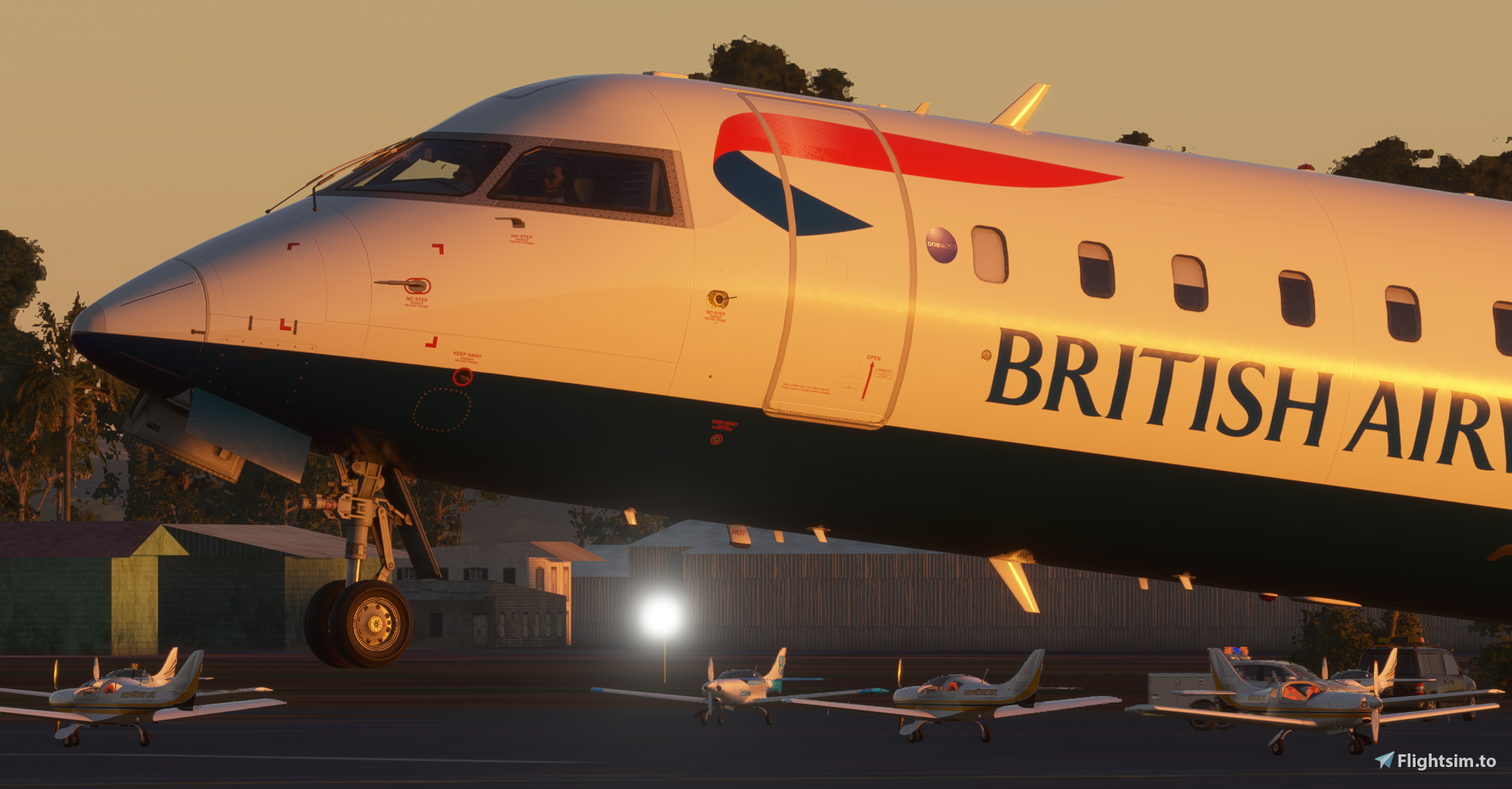 British Airways/Maersk Air Livery | Aerosoft CRJ-550 [8K] - Image 1