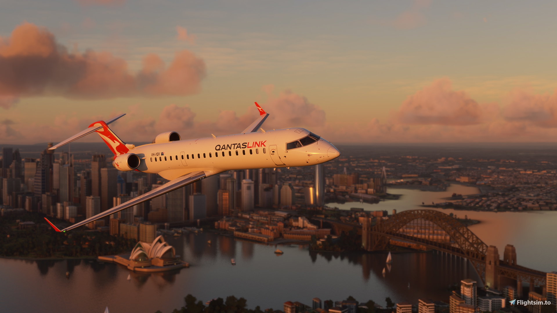 QantasLink VH-YQV 8K with Interior - Image 1