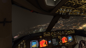 Kai Tak (VHHX) rainstorm night - all airliner landing challenge - SU7 ready thumbnail 1