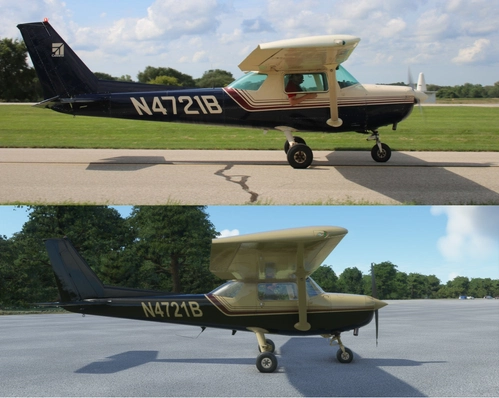 Cessna 152 N4721B (requested)(No Mirroring)