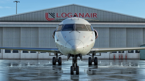 Aerosoft CRJ-700 LoganAir White