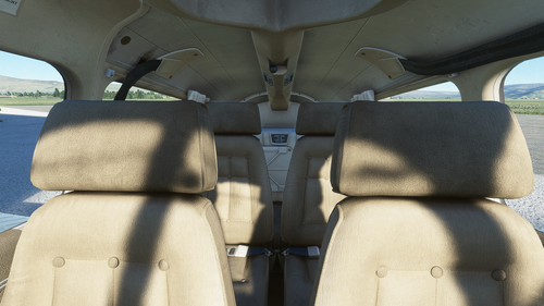Beige Cockpit for the Just Flight Piper PA28R Arrow III
