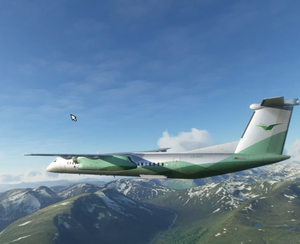 WIDEROE LIVERY for Rikooo Bombardier DH DASH8 -Q400 thumbnail 5