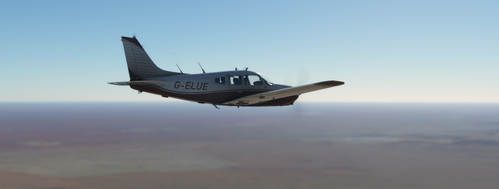 JustFlight PA28R Arrow III G-ELUE