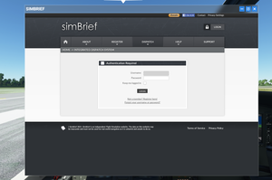 Simbrief In-Game panel WIP thumbnail 3