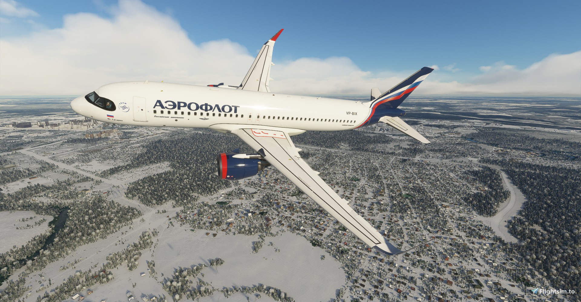 [A32NX] Aeroflot "2019 brand image" (based on A350) - Image 1