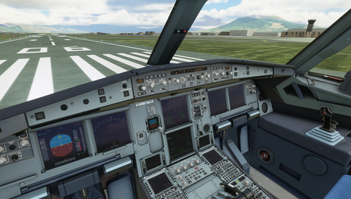 FBW A320NX Right Hand Side MFD/PFD screens (FPS Saver)