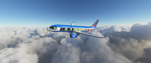 [A32NX] A320 Neo Brussels Airlines - Aerosmurf | 8k thumbnail 2