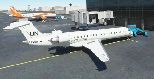 CRJ 550 United Nations [4K Fictional]