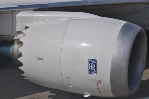 787 RR White engine texture