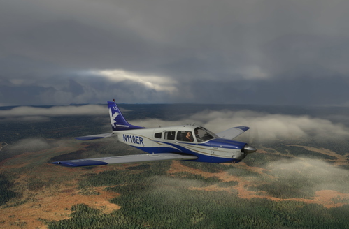 JustFlight PA28R Arrow III - N110ER Embry Riddle