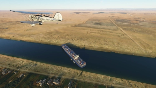 Ever Given Landmark , Canal de Suez.