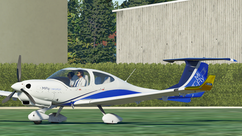 DA40-NG MiFly Alpha Livery [4k Textures] (Read Description)